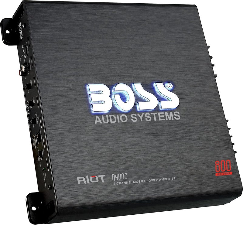 BOSS AUDIO SYSTEMS BOSS R4002 Riot Series 2-Channel Car Amplifier - Image 1